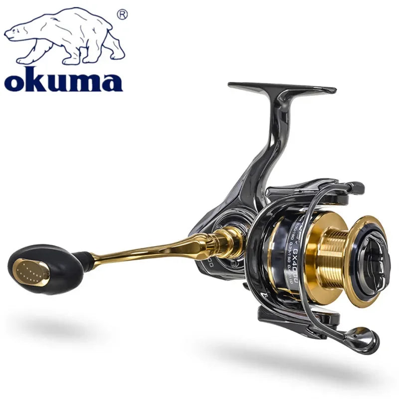 Okuma  Rotating Drum 22KG Resistance 13+1 Roll Zhuhai Fishing Spinning Wheel Full Metal Wire Cup Fishing Line Wheel 1000-7000