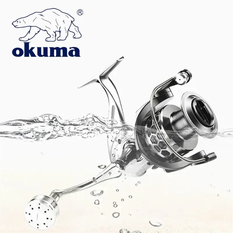 Okuma Fishing Reel 18Kg Max Drag14+1BB Anti Spinning Wheel Sea Fishing Line Reel 1000-7000