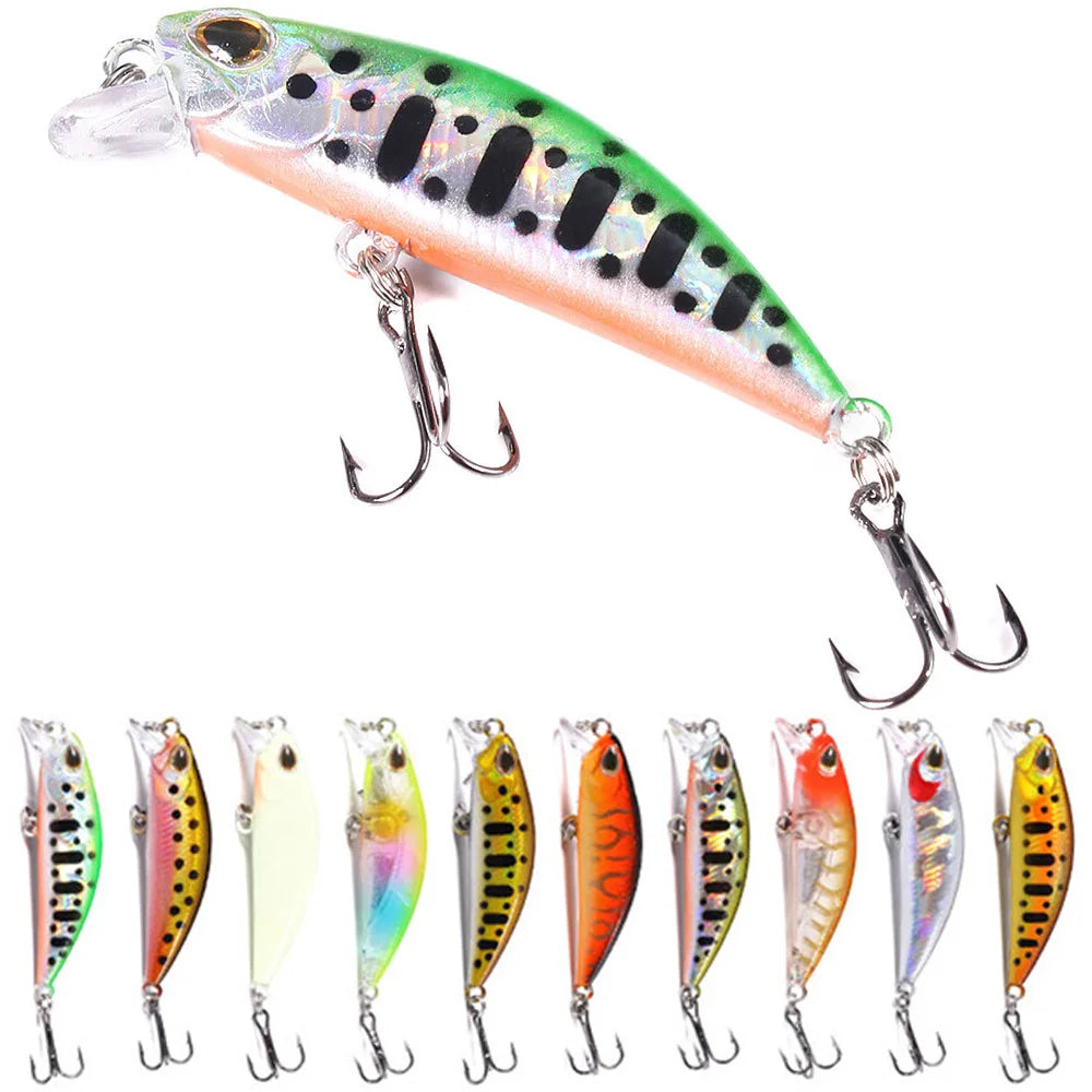 10PCS/Lot Sinking Minnow 5g 9g 13.1g Fishing Lure Pesca Tackle Jerkbait Gear Treble Hooks Swimbait Wobbler Artificial Hard Bait