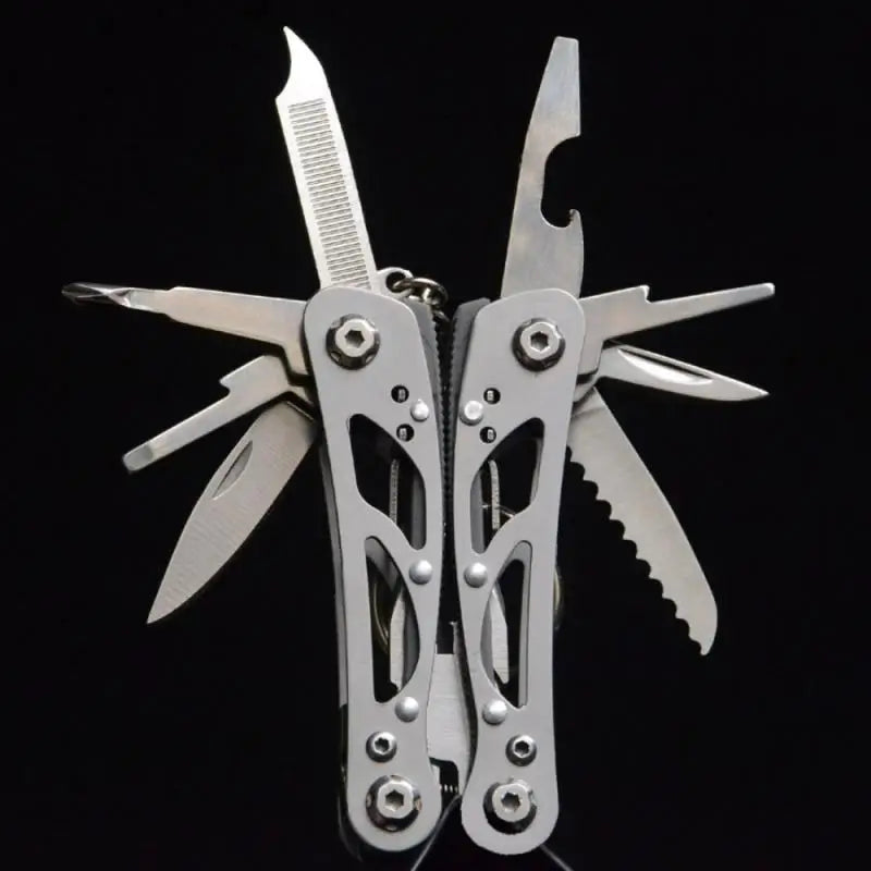 Stainless Steel Folding Pliers Functional Plier Hand Tools Plier Screwdriver Camping Gears Kit Outdoor Pocket Knife Multi-Tool