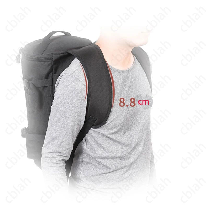 Dual shoulder fishing gear backpack, multifunctional fishing gear storage bag, fishing rod crossbody bag, fishing lure bag