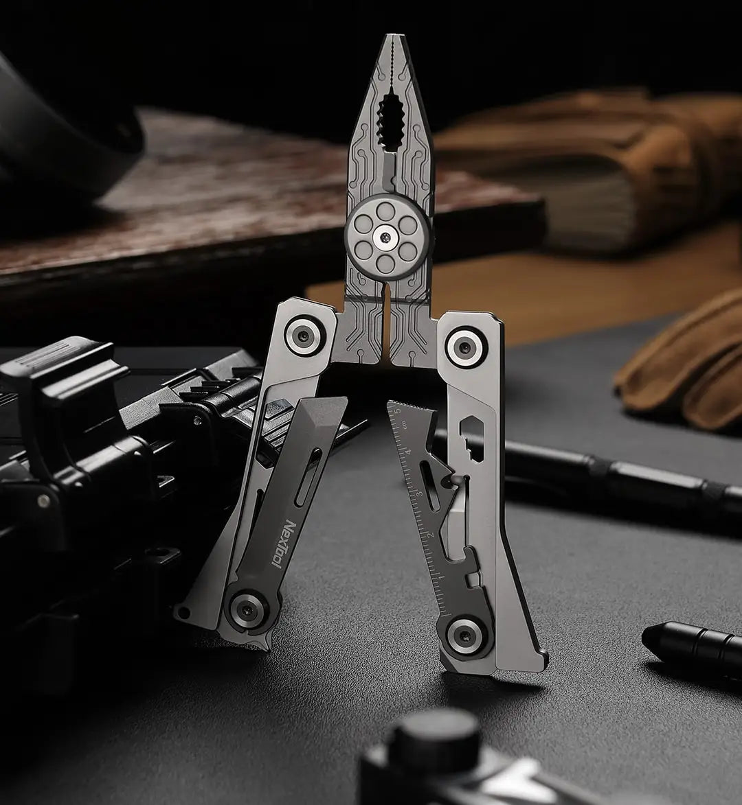 Nextool Outdoor Equipment Multi-functional Tool Pliers EDC Knife Field Survival Artifact Folding Screwdriver Box Opener