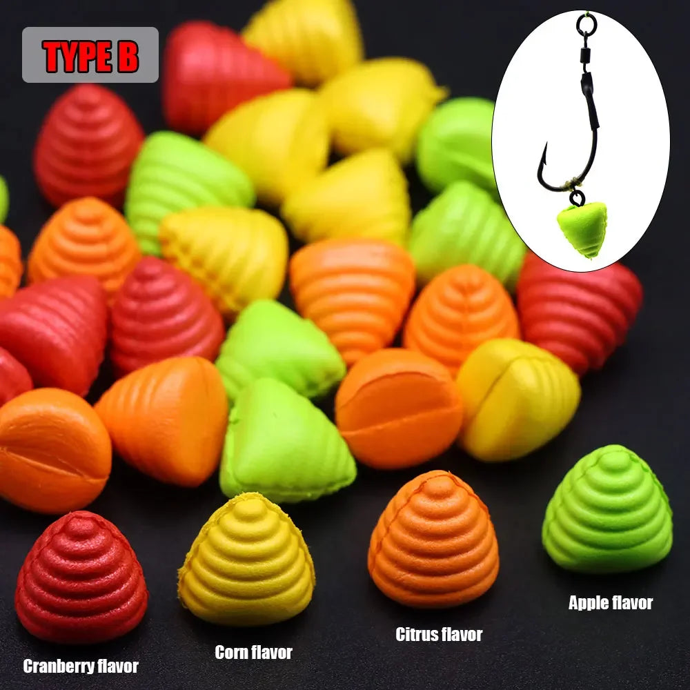 Carp Fishing Bait Boilie For Method Feeder Pop Up Hair Rig Artificial Fake Lure Fishing Hook Floating Carp Accessories Tackle