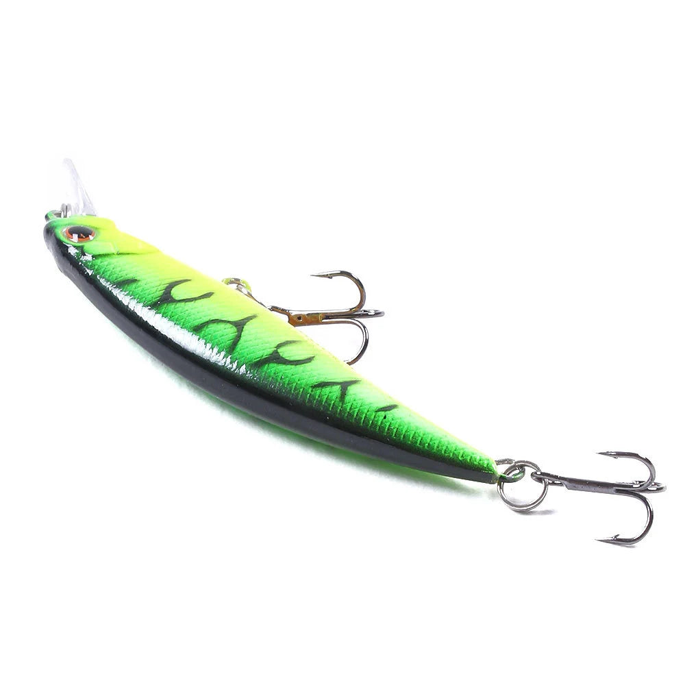 1PC Laser Slowly Sinking Minnow Fishing Lure 8cm 9g Artificial Japan Hard Bait Bass Pike Wobblers Crankbait Carp Fishing