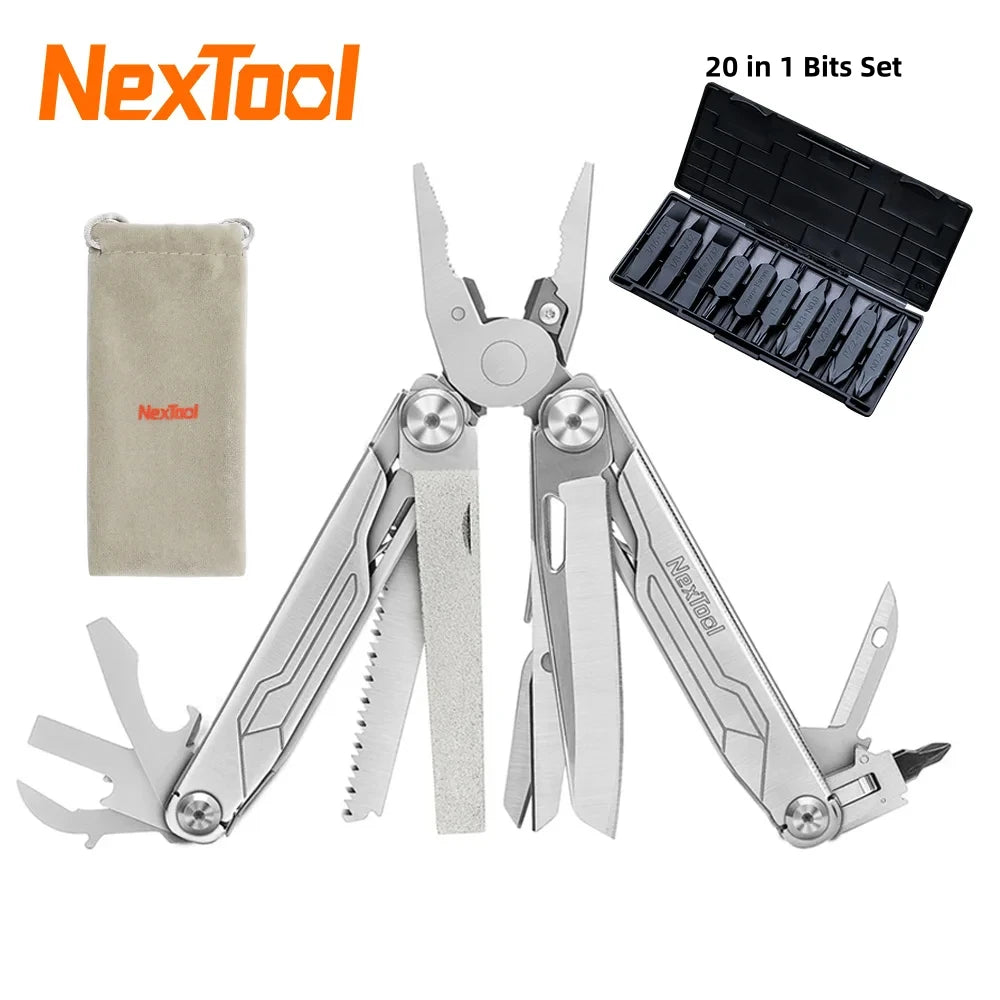 NexTool Captain 19 in 1 Multitool Plier Cable Wire Cutter Multifunctional Multi Tool Outdoor Folding Pliers EDC Knife Multi-tool