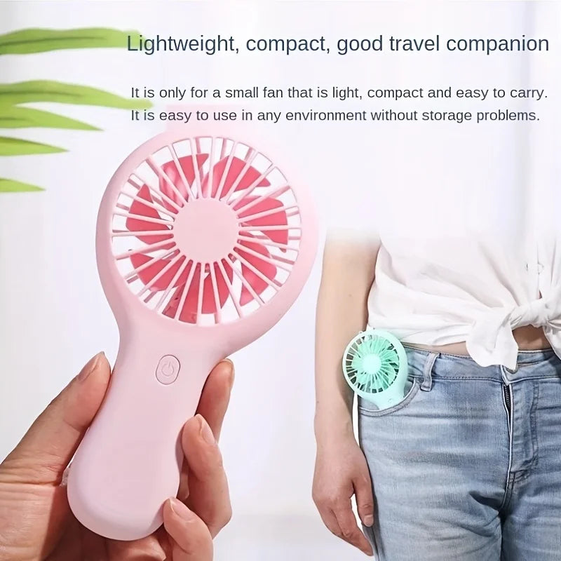 800mAh Mini Portable Pocket Handheld Fan USB Rechargeable Cool Air Travel Cooler Cooling Mini Battery Fans home appliance