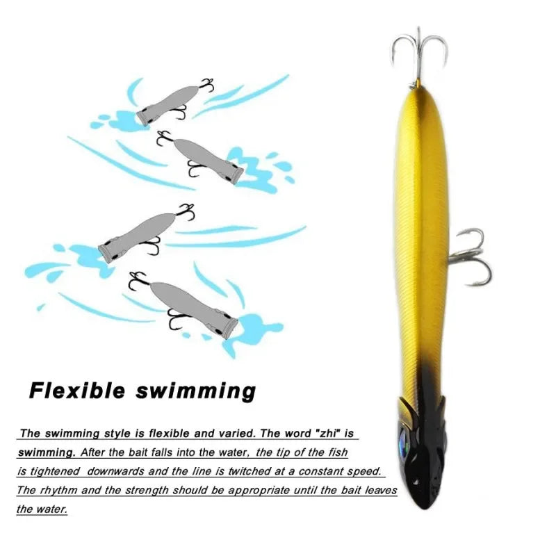 TEKNIK Popper Fishing Lure 100mm 140mm patchinco Floating Wobblers Artificial Hard Bait Patchinko 100 leurre de surface lures