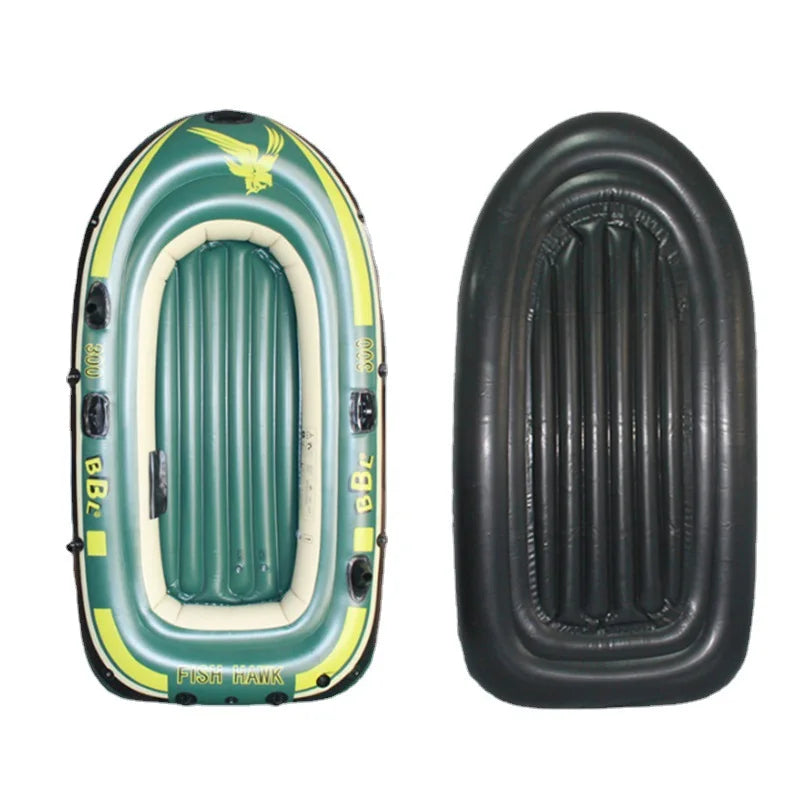 Swimming Pool 1-3 People Boat Rubber Boat Fishing Boat Wear-resistant Thickened Outdoor Rafting Fishing Inflatable Kayak PVC