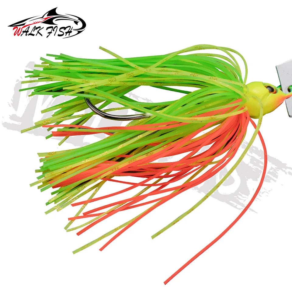 WALK FISH 7G/9G/12G/14G/21G fishing lure Chatter bait spinner bait Blade Jig Dancer Buzzbait wobbler chatterbait for bass pike