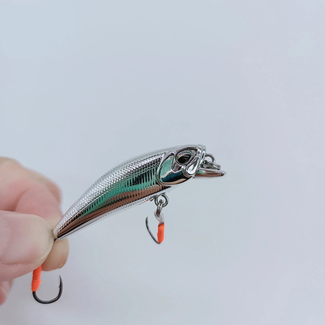 DUODUOYU 1PCS Mini Sinking Minnow Fishing Lure 3.5g/4.5cm Small Wobblers Isca Artificial Swimbait Bass Fishing Tackle