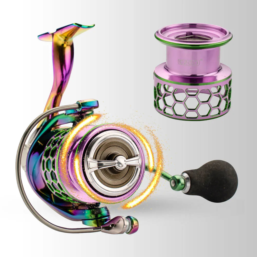 Fishing Reel 1000-6000 5.2:1 9+1BB Fishing Reels MAX Drag 10-25KG Power Spinning Reel Metal body Reel For Seawater Reel