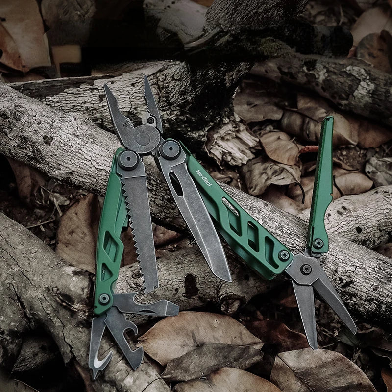 Nextool Flagship Pro Multitool with Kydex Sheath 16 in 1 Multi-tool Folding Pliers Portable Pocket Multipurpose Knife Scissors