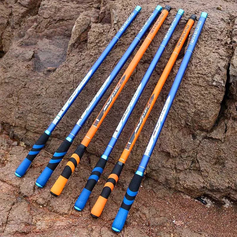 BAKAWA Stream Fishing Rod Carbon Fiber Telescopic Pole Ultra Light Carp Tackle 3.6M 4.5M 5.4M 6.3M 7.2M