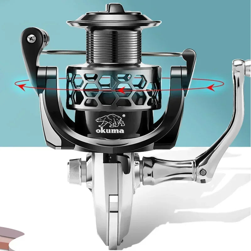 Okuma Fishing Reel 18Kg Max Drag14+1BB Anti Spinning Wheel Sea Fishing Line Reel 1000-7000