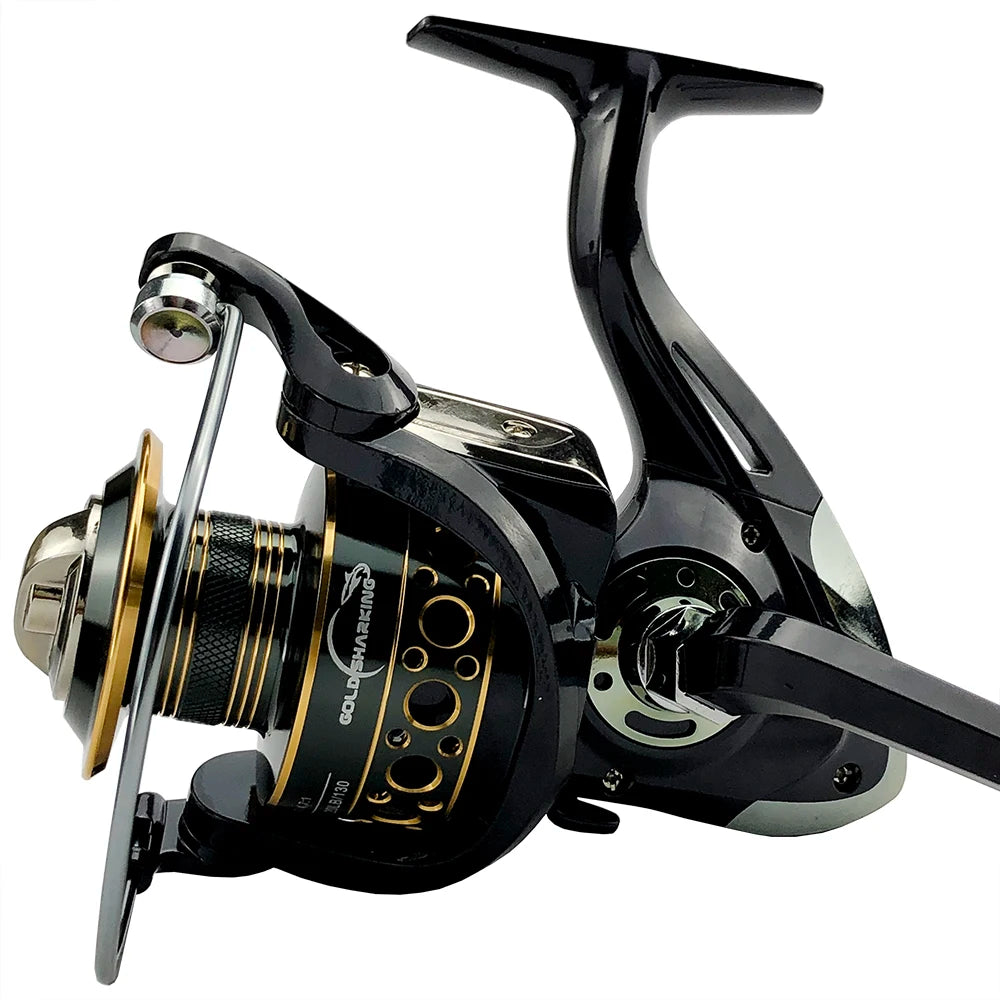 Fishing Spinning Reel Metal Spool 5.2:1/4.7:113BB Ball Bearings Carp Fishing Reel BK2000-7000 Metal Line Cup Sea Tackle