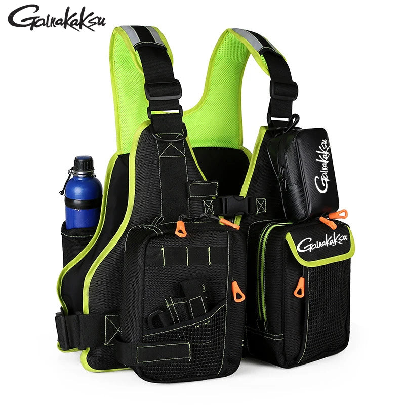 New Professional Sea Fishing Life Jacket Outdoor Large Buoyancy Rowing Adult Swimming Water Sports Rescue Fishing Undershirt