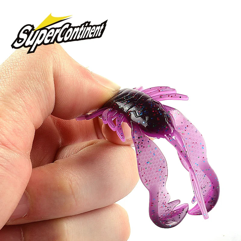 2023 Supercontinent Filet Craw Bait perch Lures Soft Lure Fishing Lures shrimp Lobster Soft Plastic Lure Fishing Lures