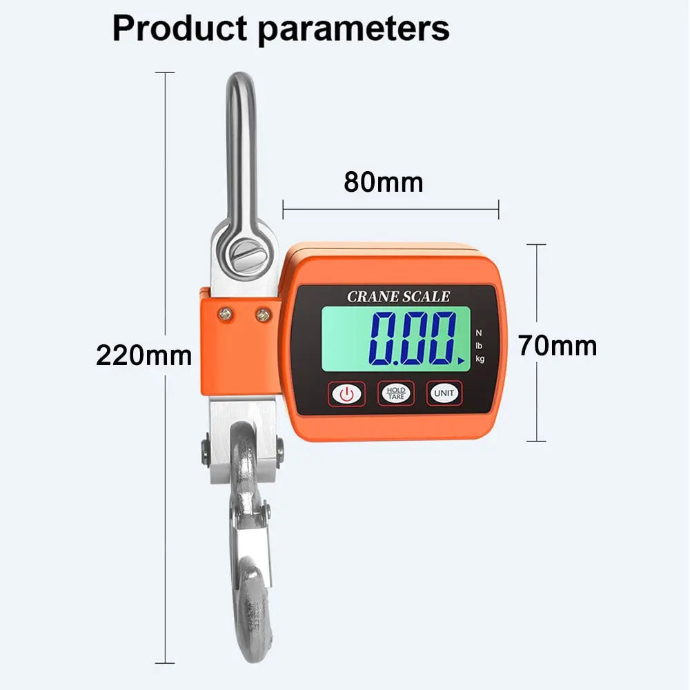 meterk - Electronic Hanging Scale Weighing Tool