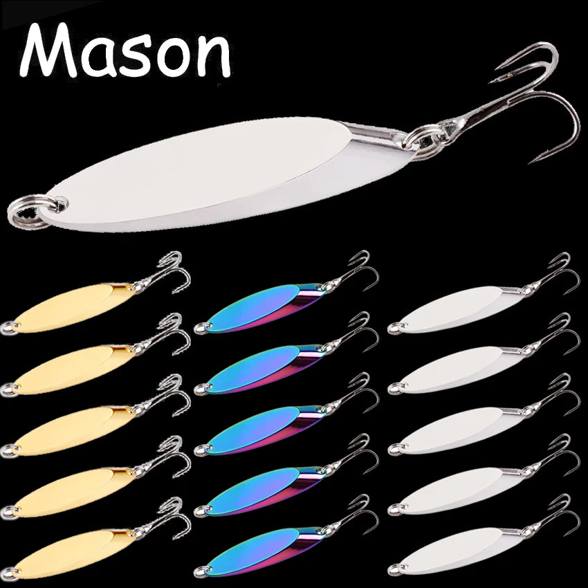 Catch More Fish with 15pcs Premium Jigging Baits Metal VIB The Vibration Lipless Crankbait - Spoon Fishing Lure