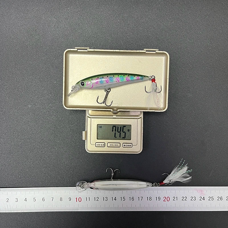 70mm 7.2g Floating Minnow Fishing Lures Pesca Wobbler Artificial Bait for Freshwater Trout Pike Carp Swimbait Fishing Equipment