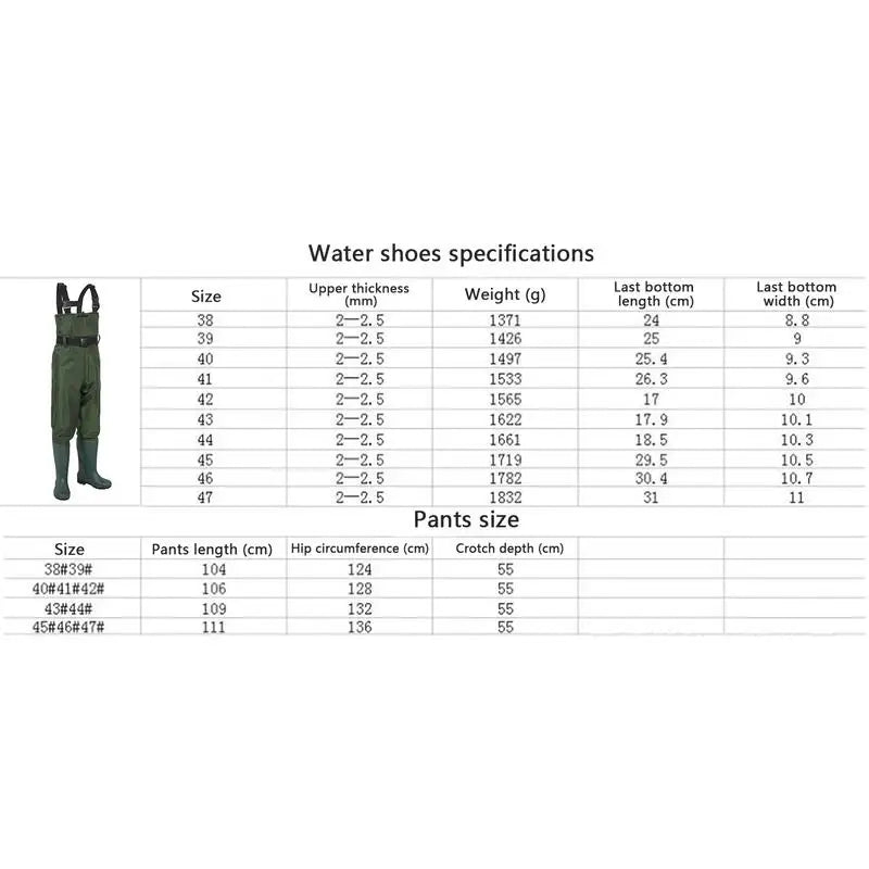 Fishing Jumpsuit Fishing Waders Hunting Suit Waterproof Nylon One-piece Trousers With Boots Fly Fishing Clothes Overalls