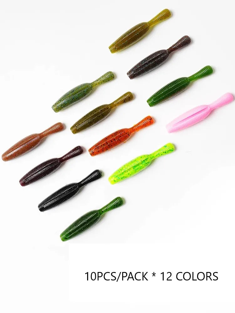 YAMAMOTO YAMATANUKI 2.5" 6.4cm SINKING heavy soft lures 10PCS/PACK 12 COLORS plastic Fishing Baits popular in the US