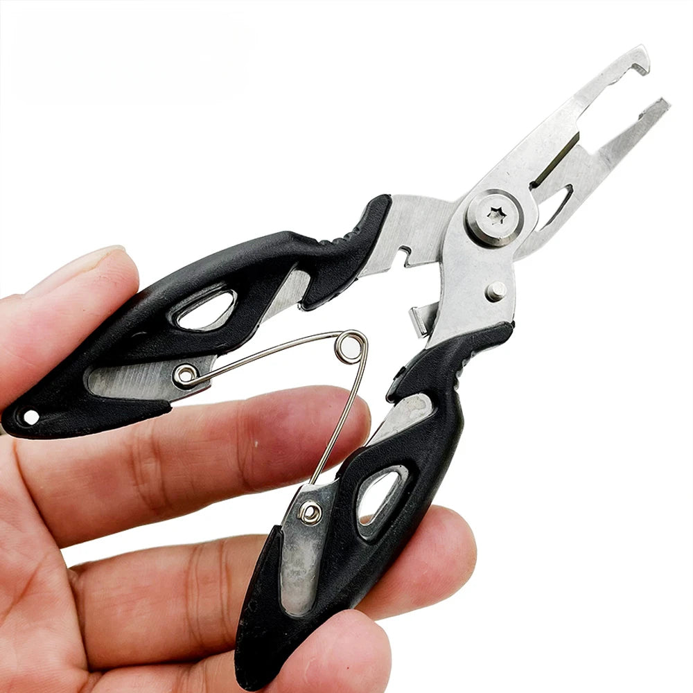 Stainless Steel Fish Controller Portable Professional Fish Grip Fishing Plier Fishing Line Scissors Hook Remover Tackle Tool