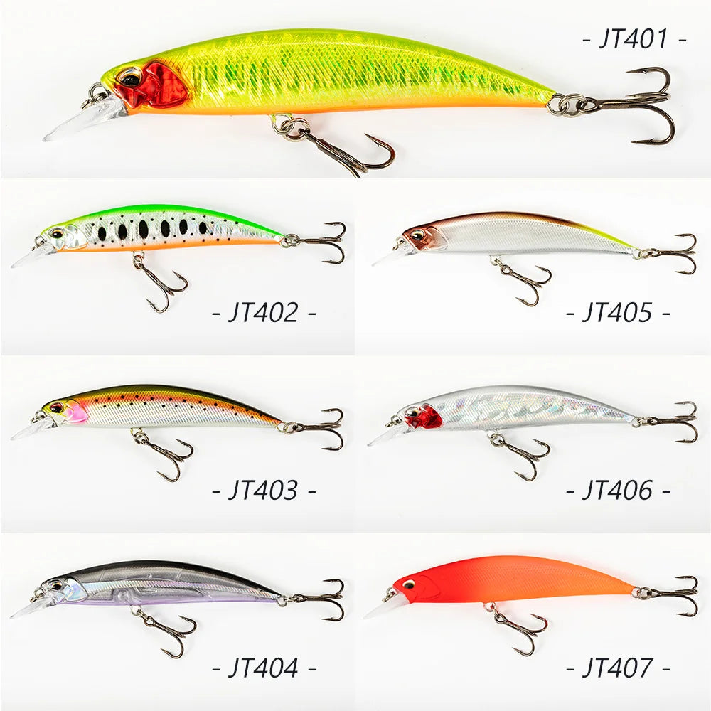 Spearhead Ryuki 45s/60s/80s/95S Sinking Minnow Fishing Lure Wobbling Jerkbait Artificial Hard Bait JT9387