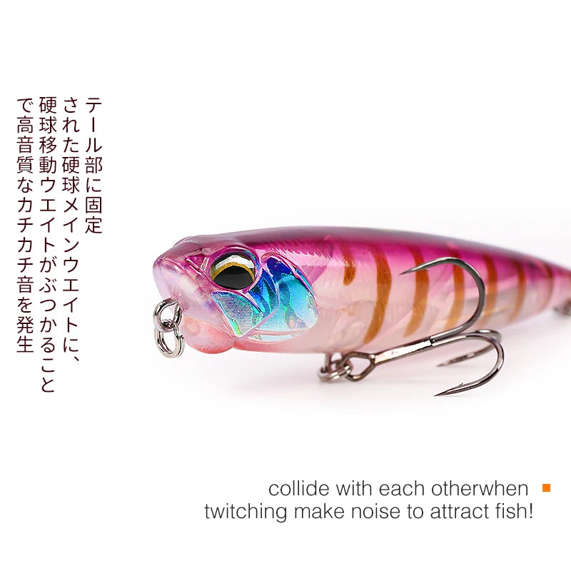 TSURINOYA Floating Pencil Fishing Lure DW59 85mm 10.5g Topwater Crankbait Bass Snakehead Hard Baits float Long Casting Jerkbait